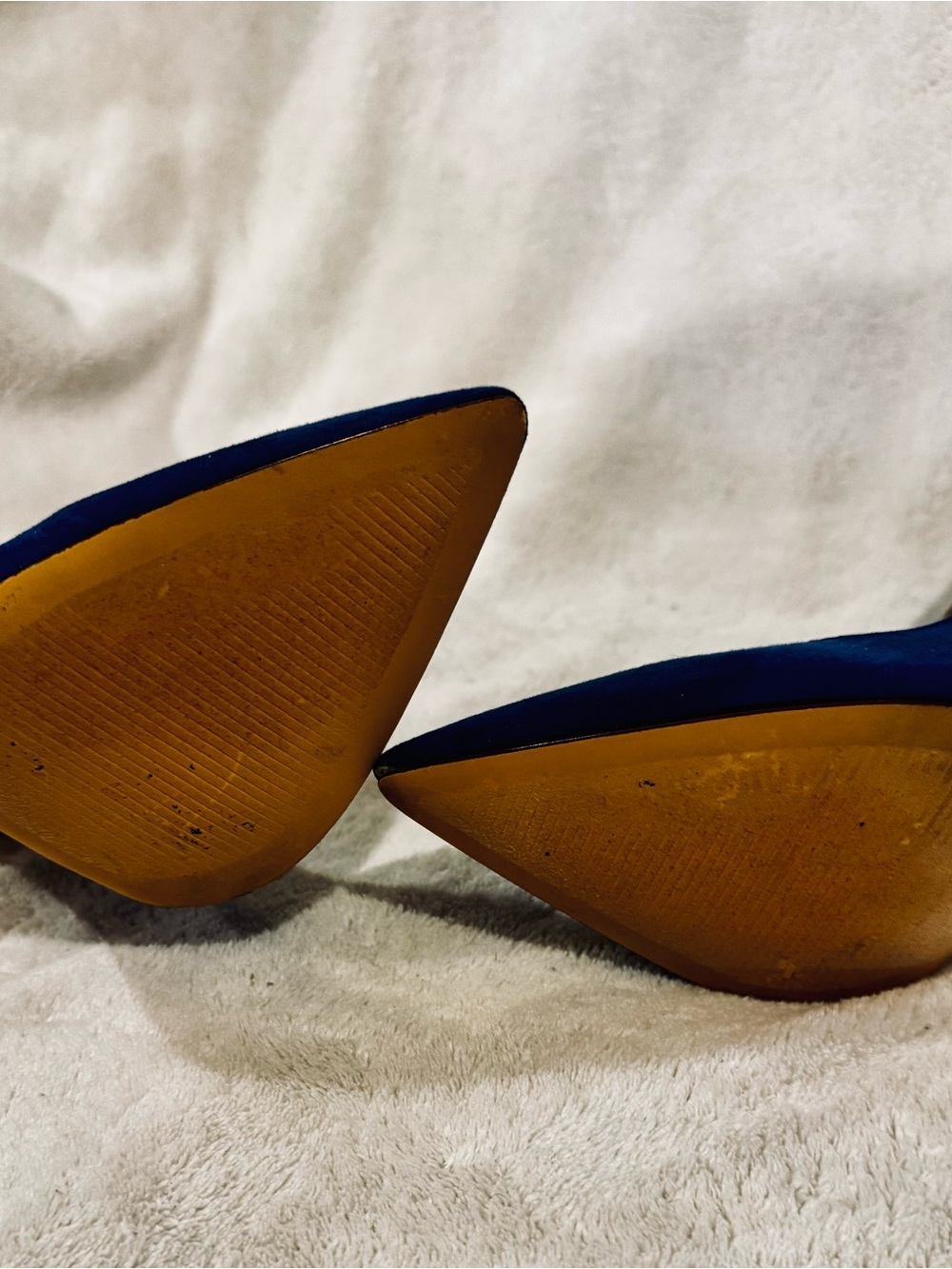 Liliana Royal Blue Suede Stiletto Pumps - Picture 4 of 4